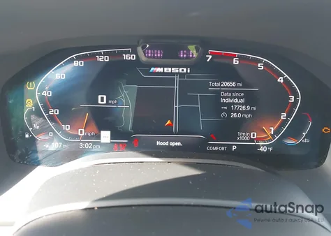 2022 BMW M850I xDrive from USA, damaged, VIN WBAFY4C0XNCH65728